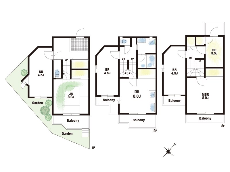 【CASA】西宮市苦楽園四番町 間取図・土地図