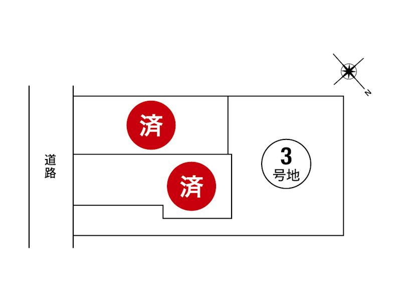 the CASA 吹田市円山町 3号地 間取図・土地図