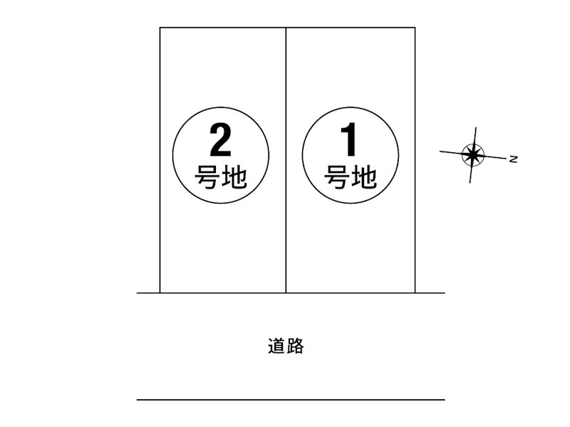 the CASA 京都市西京区大原野上里紅葉町　2号地 区画図