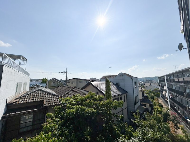 一言寺団地A1棟 眺望写真