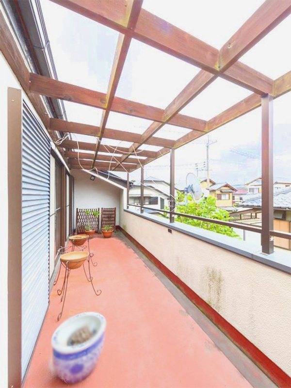 【CASA】 箕面市今宮4丁目 現地写真（バルコニー）