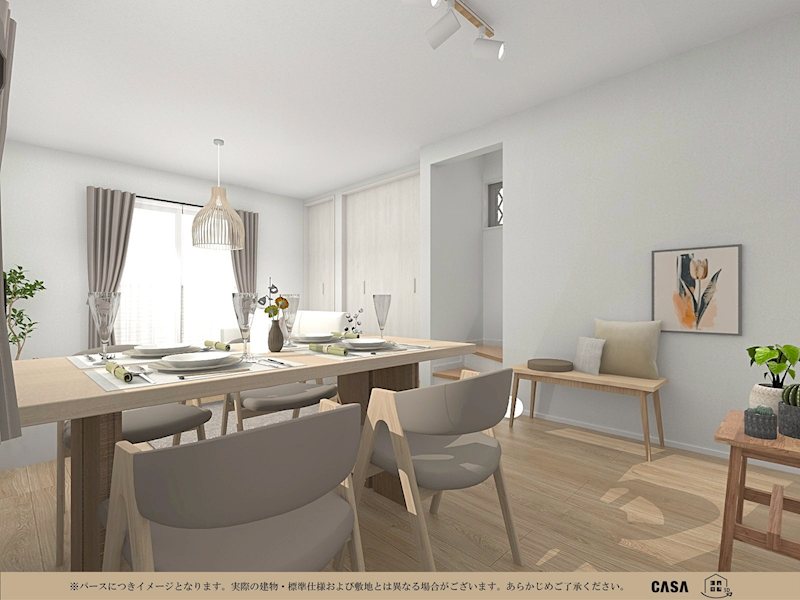 【CASA】茨木市東太田3丁目 完成予想図（内観）