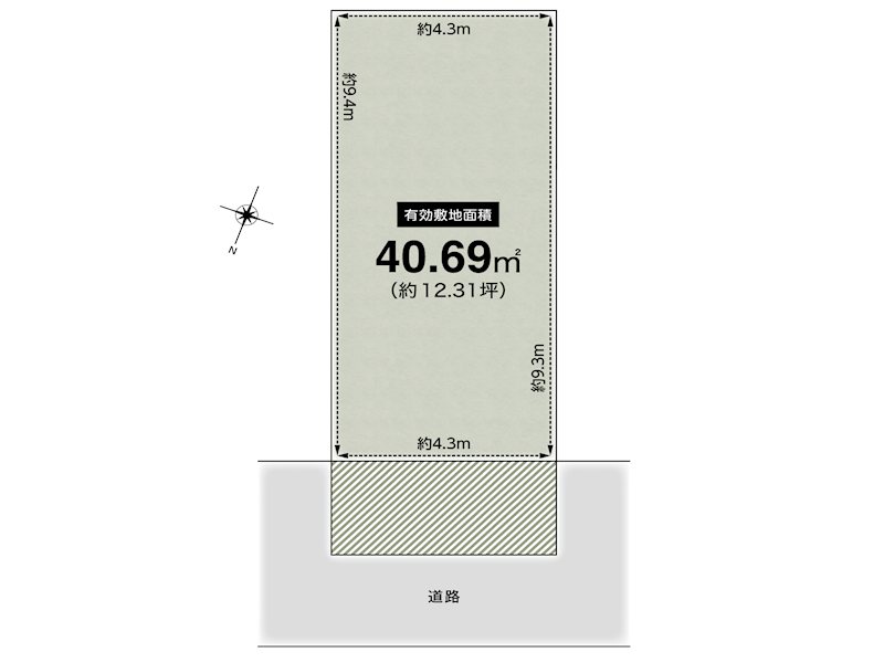 the CASA神戸市灘区畑原通5丁目 間取図・土地図