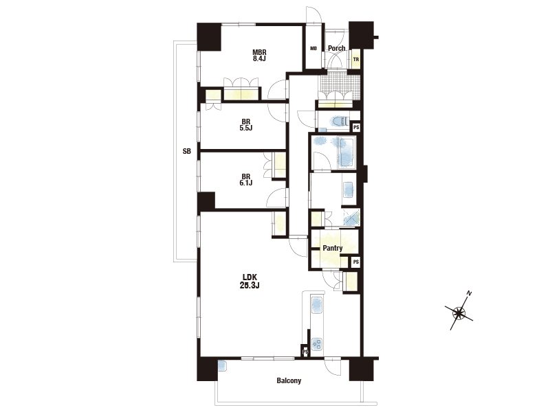 【CASA】 エルグレース彩都箕面C棟 間取図・土地図