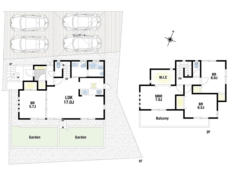 【CASA】 川西市東多田2丁目 間取図・土地図