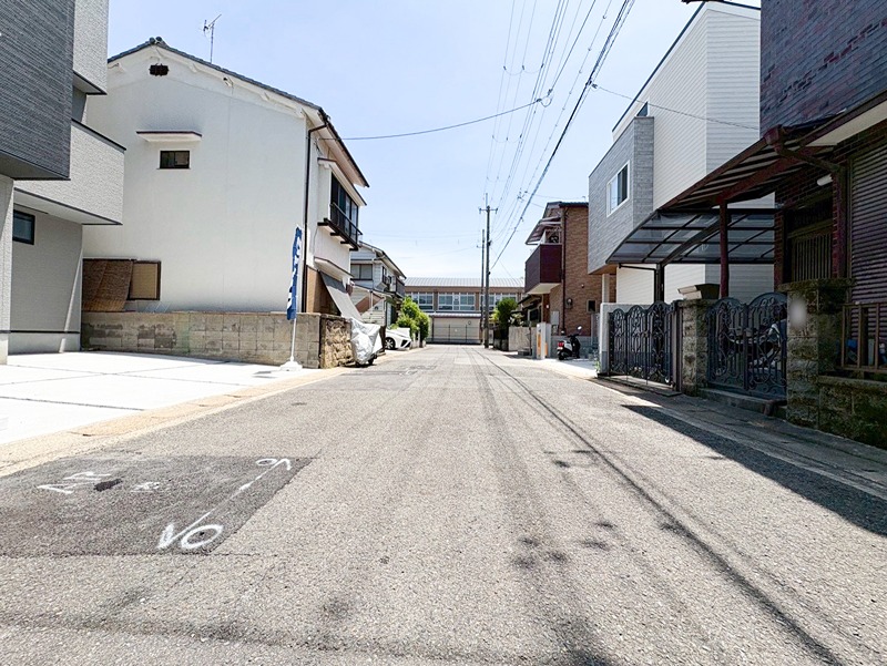the CASA 京都市伏見区淀下津町 現地写真（前面道路含む現地写真）