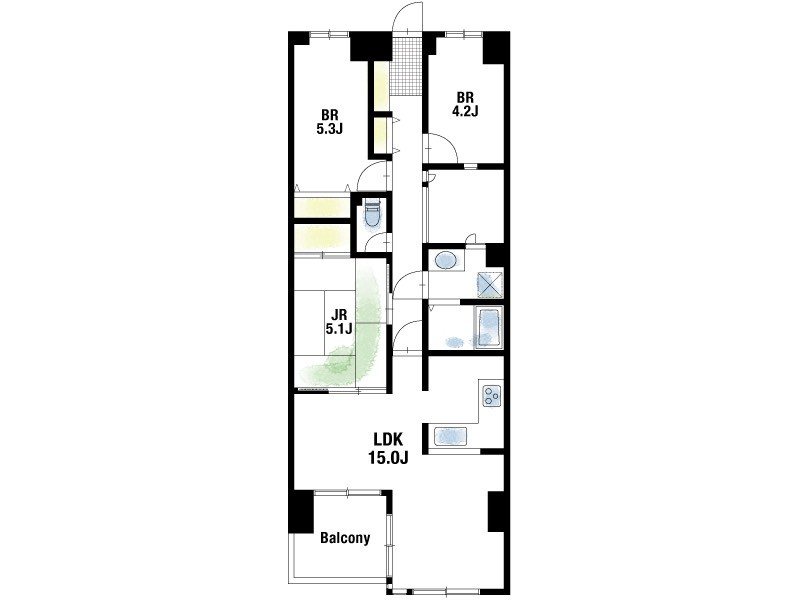 【CASA】フォルム逆瀬川 間取図・土地図
