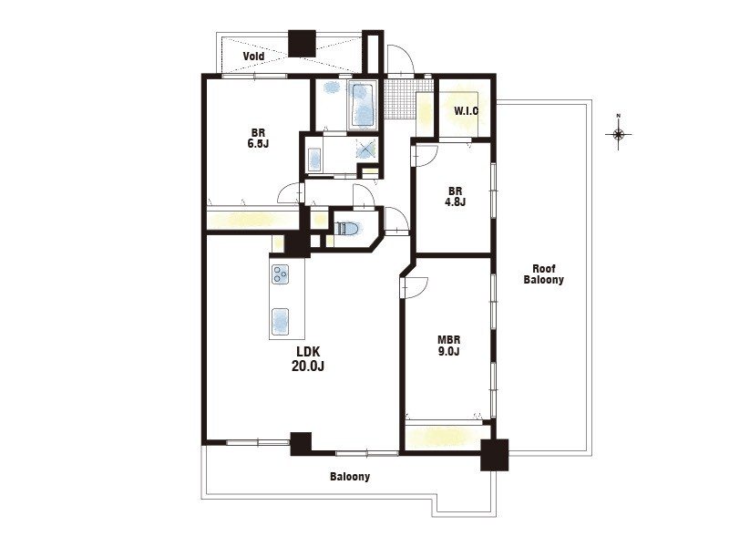 【CASA】ライオンズマンション雲雀丘花屋敷第二 間取図・土地図