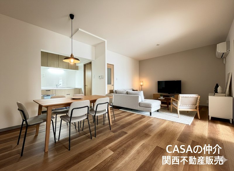 豊中緑丘パークマンション 内観写真（リビング）
