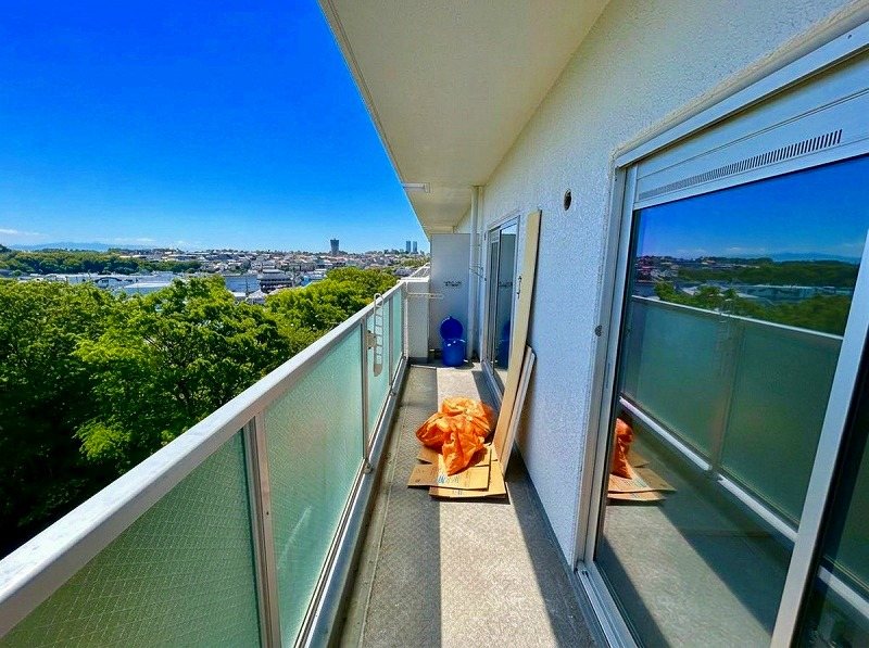 箕面東コーポラス 現地写真（バルコニー）