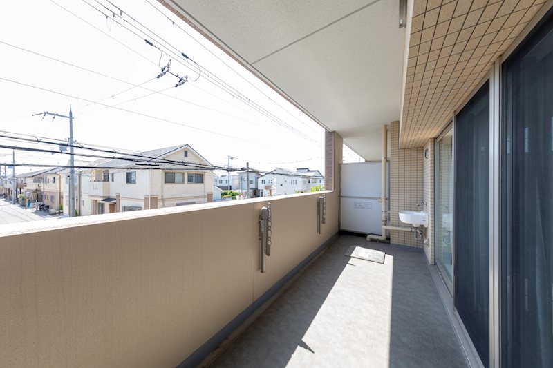 カサーレ茨木園田町 現地写真（バルコニー）