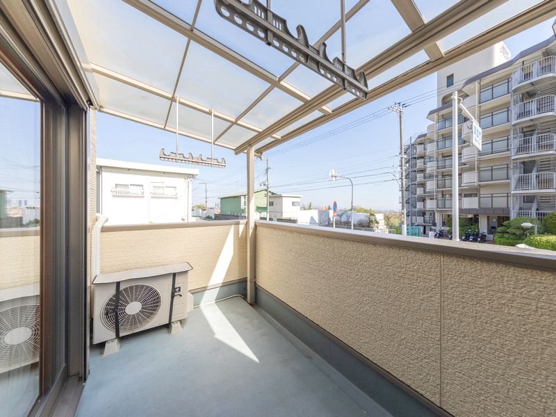 【CASA】 池田市畑5丁目 現地写真（バルコニー）
