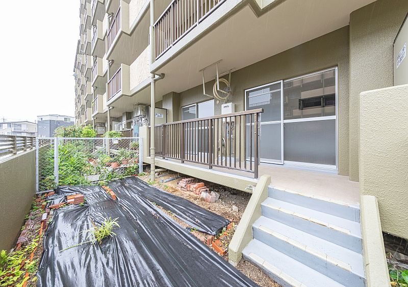 【CASA】ユニライフ山崎4号棟  現地写真（庭）