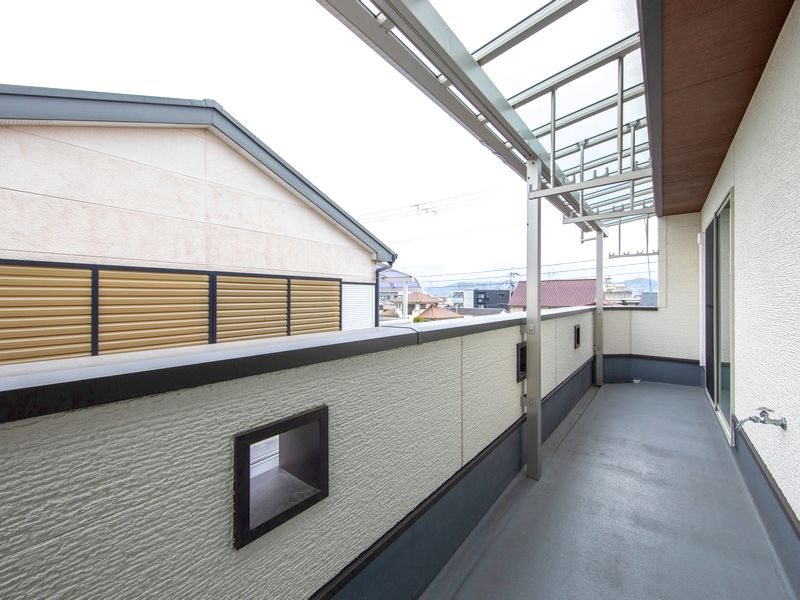 【CASA】 池田市住吉1丁目 現地写真（バルコニー）