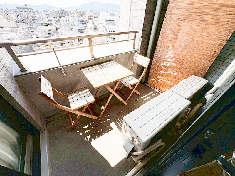藤和河原町二条ホームズ 現地写真（バルコニー）