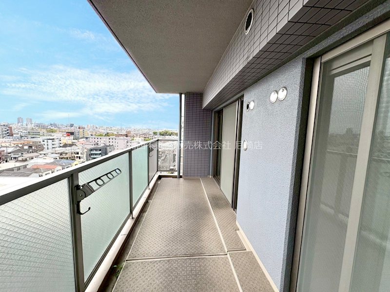 パルメーラ立花南 現地写真（バルコニー）