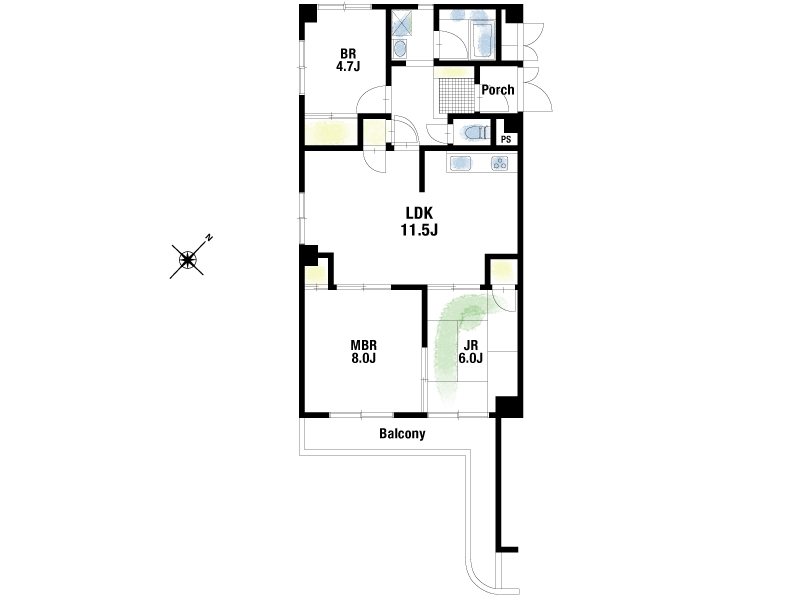 プラザ高羽 間取図・土地図