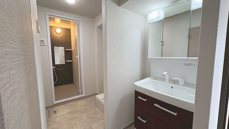【CASA】カルチェ茨木 内観写真（洗面台・洗面所）