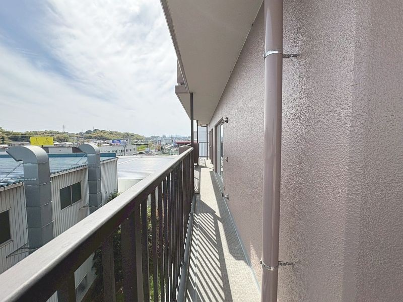 【CASA】カルチェ茨木 現地写真（バルコニー）