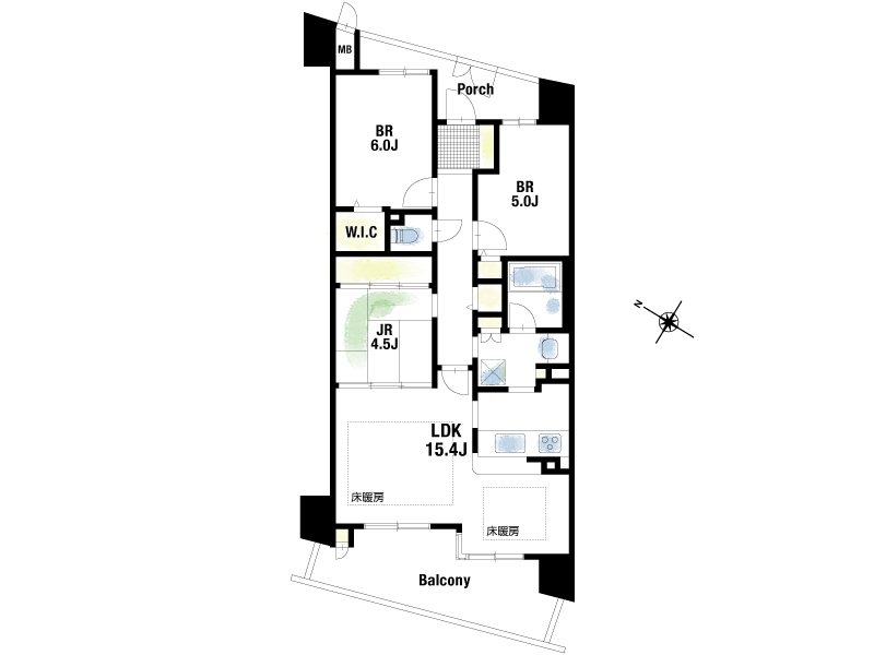 レジオンスクエア緑地公園 間取図・土地図