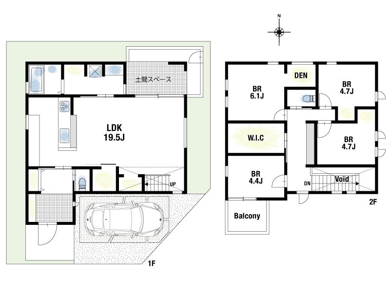 【CASA】川西市久代4丁目 間取図・土地図
