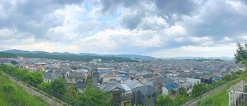 【CASA】高槻市清水台1丁目◆建築条件無売土地◆  眺望写真