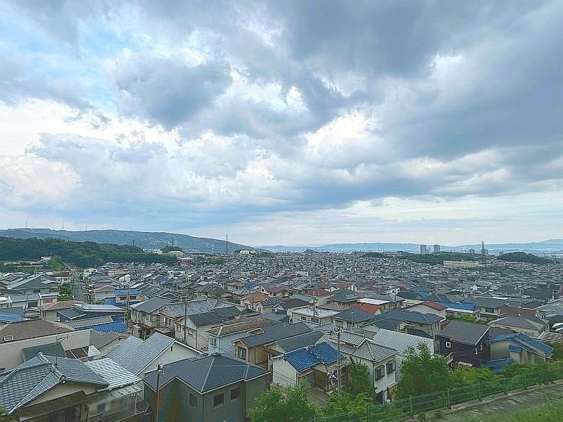 【CASA】高槻市清水台1丁目◆建築条件無売土地◆  眺望写真