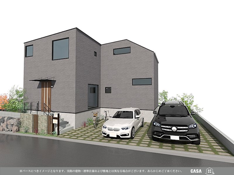 【CASA】川西市向陽台1丁目 建築条件無し売土地 造成完了予想図
