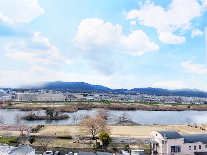桂川ハイツ2号館 眺望写真
