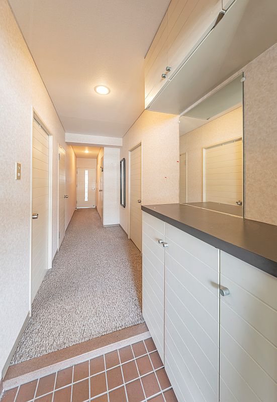 【CASA】藤和コアティ高槻ハイタウンコアB棟 現地写真（玄関）