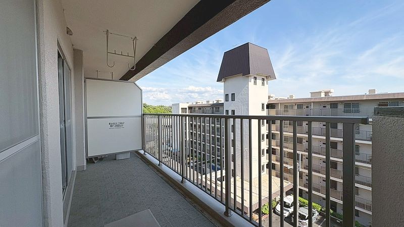 【CASA】春日丘グリーンハイツB棟 現地写真（バルコニー）