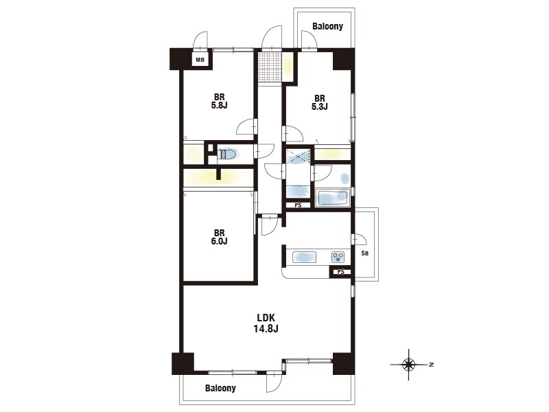 【CASA】グラン・ドムール茨木 間取図・土地図