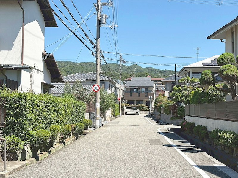 【CASA】宝塚市星の荘 現地写真（前面道路含む現地写真）