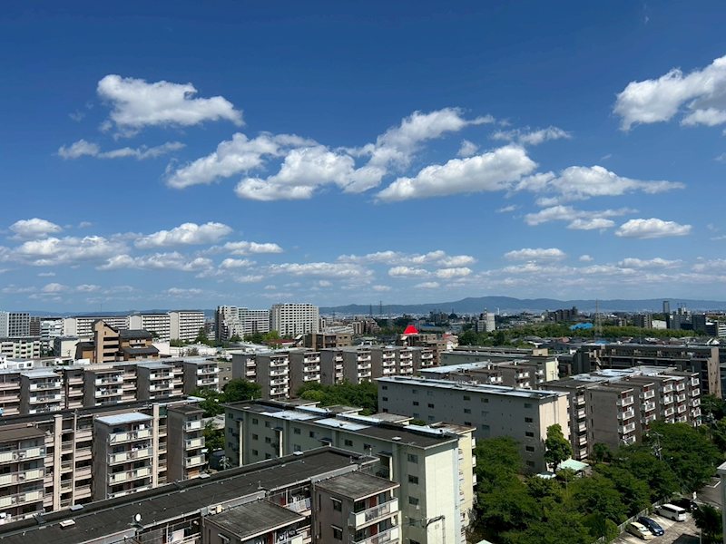 千里桃山台住宅 眺望写真