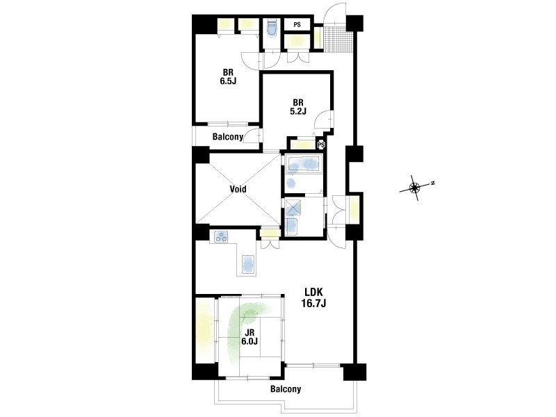 ベルク豊中宮山 間取図・土地図
