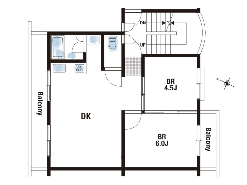 【CASA】シーサイド貝掛マンションC棟 間取図・土地図
