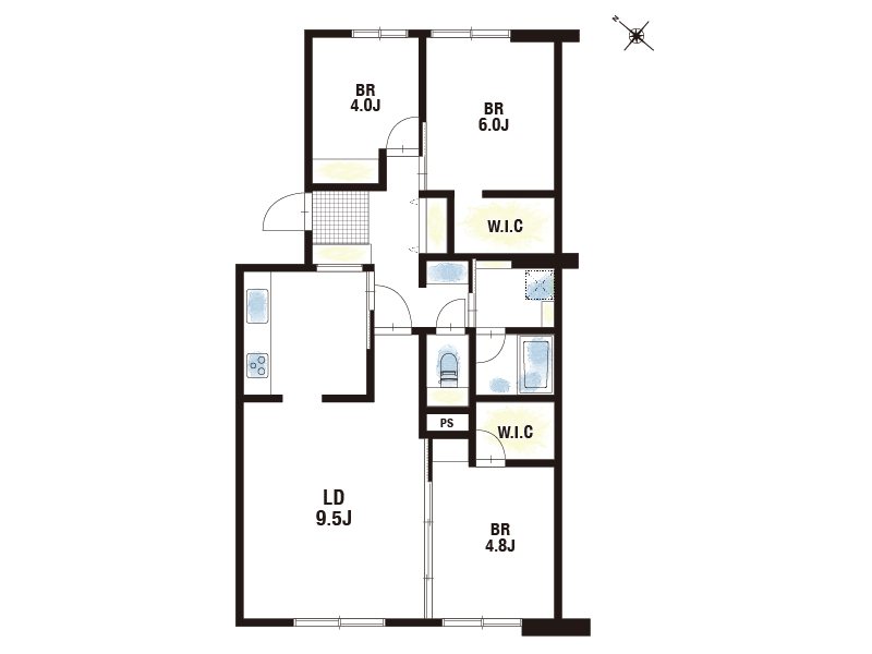 【CASA】高槻阿武山二番街208号棟 間取図・土地図