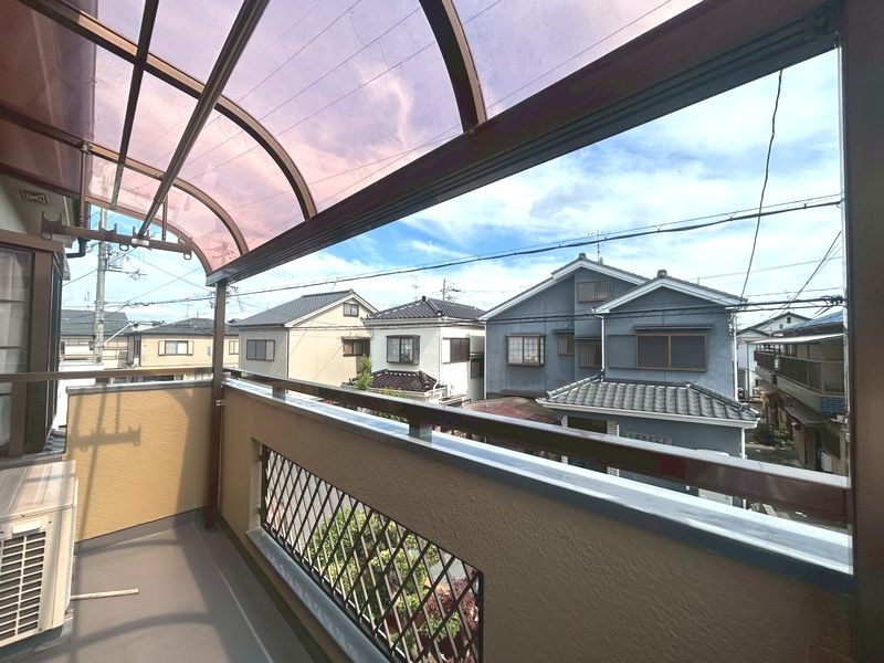 【CASA】高槻市氷室町2丁目 現地写真（バルコニー）