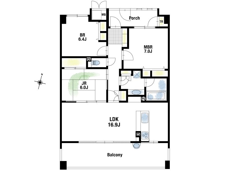 【CASA】パレロワイヤル宝塚 間取図・土地図