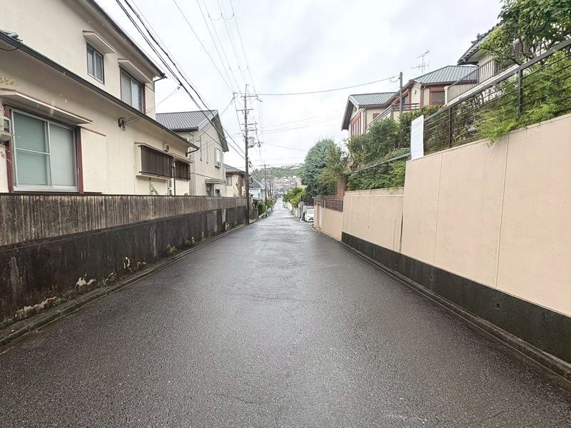 【CASA】高槻市安岡寺町5丁目◆建築条件無売土地◆ 現地写真（前面道路含む現地写真）