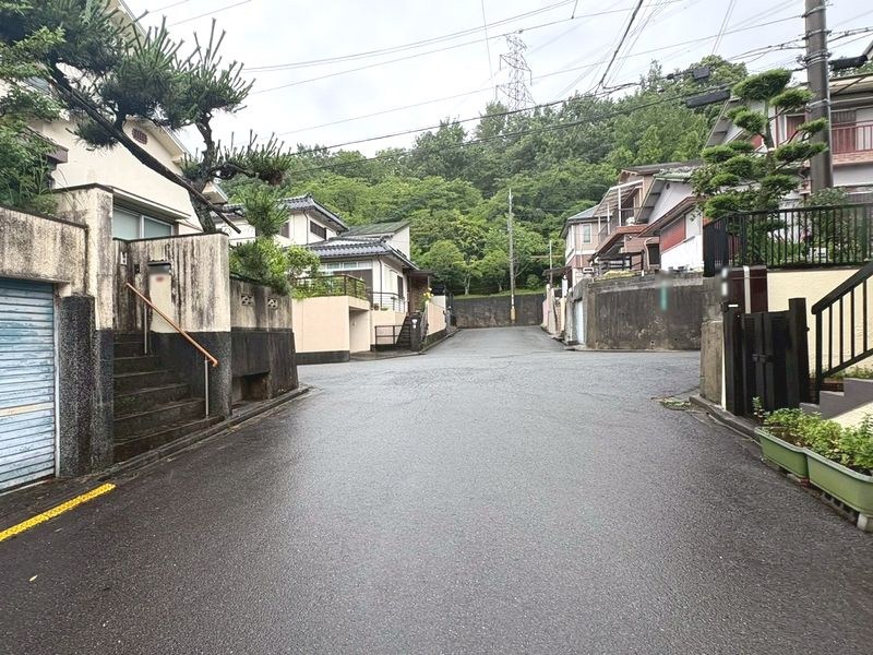 【CASA】高槻市安岡寺町5丁目◆建築条件無売土地◆ 現地写真（前面道路含む現地写真）