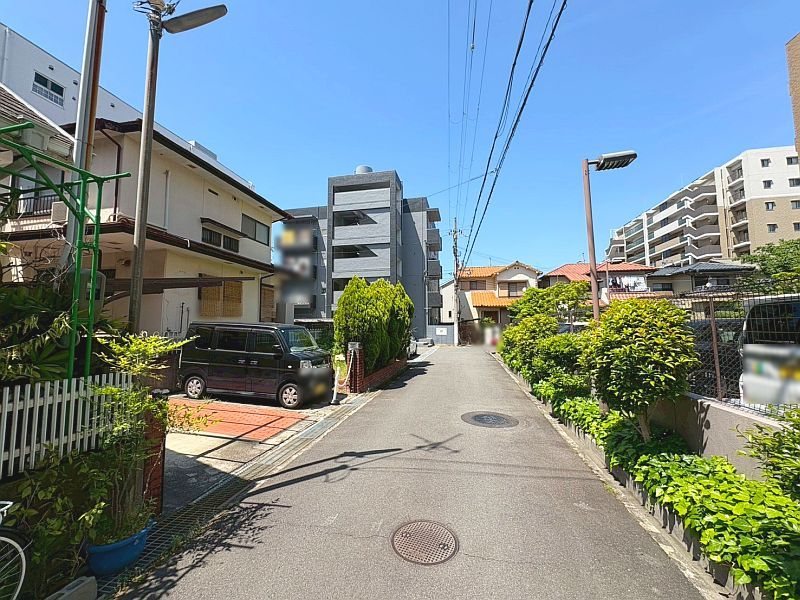 【CASA】三島郡島本町水無瀬1丁目◆建築条件無売土地◆ 現地写真（前面道路含む現地写真）