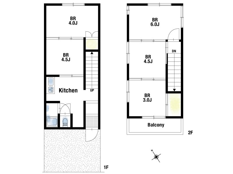 【CASA】川西市加茂4丁目 間取図・土地図