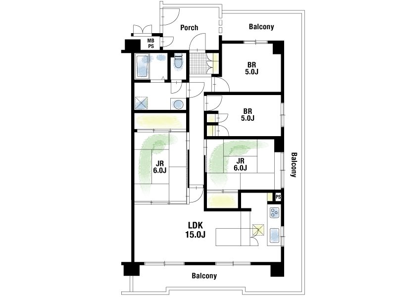 【CASA】朝日プラザ高槻ウエスト・ヒルズA棟  間取図・土地図