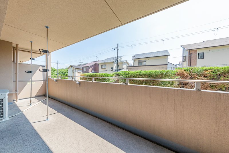 【CASA】グランノア高槻阿武山VENTO 現地写真（バルコニー）