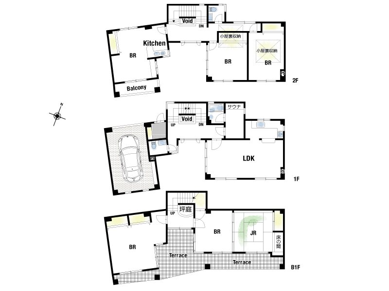 【CASA】 箕面市稲5丁目 間取図・土地図