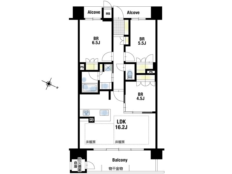 【CASA】 レ・ジェイド千里藤白台3丁目 間取図・土地図