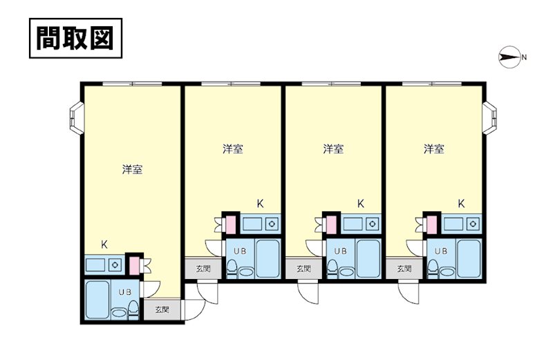 保土ケ谷区峰岡町３丁目アパート１棟 間取図・土地図