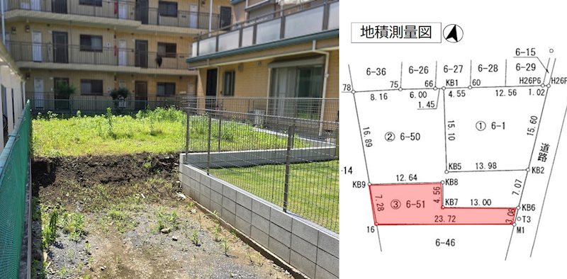 府中市寿町３丁目土地 間取図・土地図