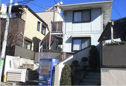 世田谷区松原１丁目アパート１棟 間取図・土地図